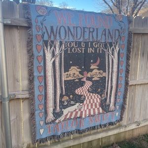 Wonderland Blanket Taylor Swift Brand New
